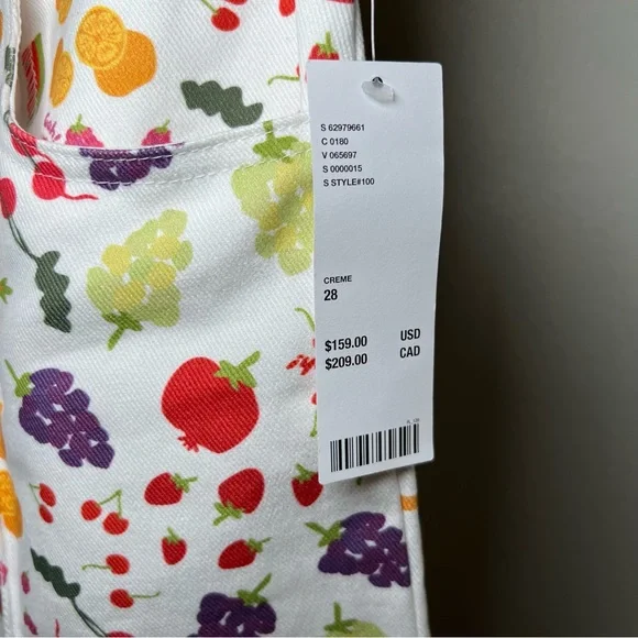 SOLD Lisa says gah farmers market pants jeans fruit print robyn - Picture 5 of 11